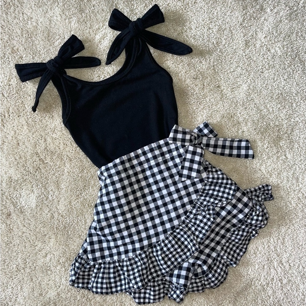 Plaid skort